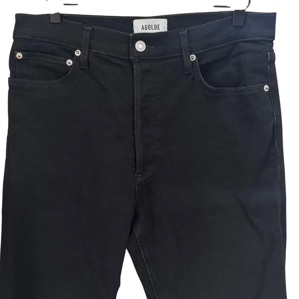 AGOLDE 90's Pinch Waist Straight Long Jeans in 